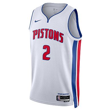 Unisex Nike Cade Cunningham White Detroit Pistons Swingman Jersey - Association Edition