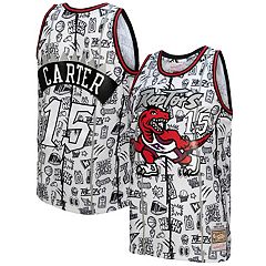 Vince Carter Toronto Raptors Mitchell & Ness Big & Tall Name & Number  Pullover Hoodie - Heathered Gray