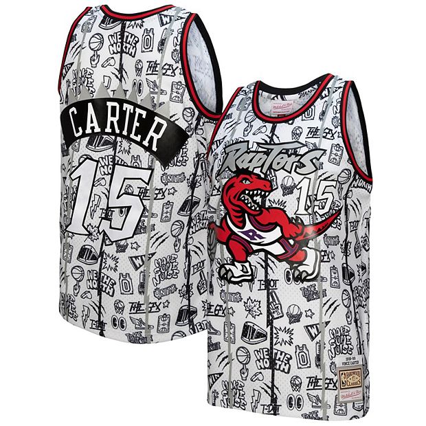 Official Vince Carter Toronto Raptors Mitchell And Ness Hardwood