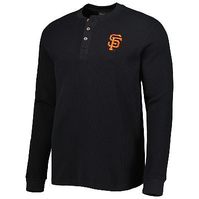 Men's Dunbrooke San Francisco Giants Black Maverick Long Sleeve T-Shirt
