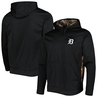 Men's Dunbrooke Black/Camo Detroit Tigers Ranger Pullover Hoodie