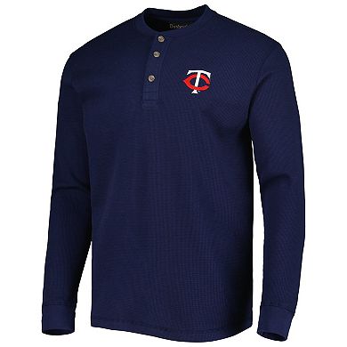 Men's Dunbrooke Minnesota Twins Navy Maverick Long Sleeve T-Shirt