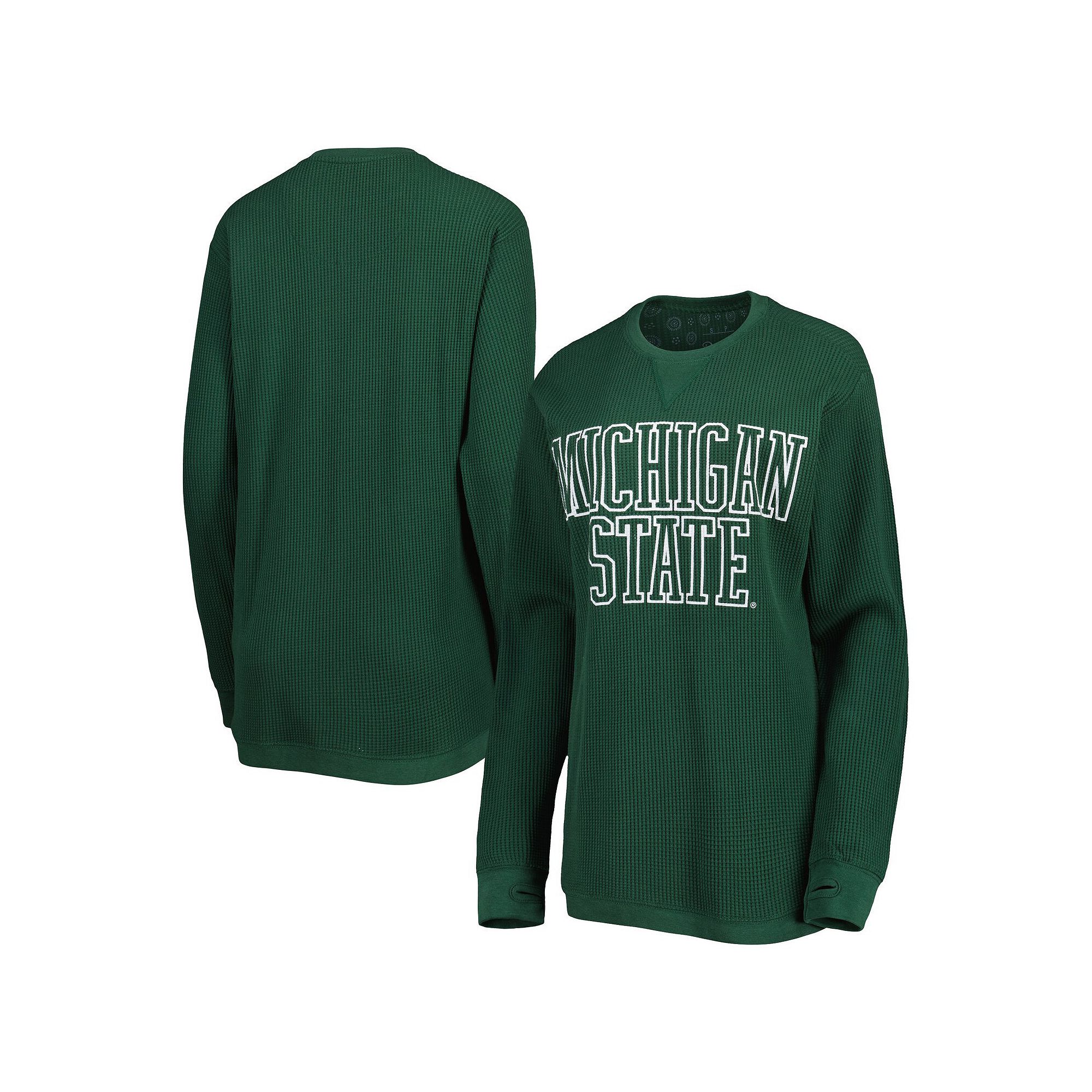 Womens Pressbox Green Michigan State Spartans Surf Plus Size Southlawn Waf