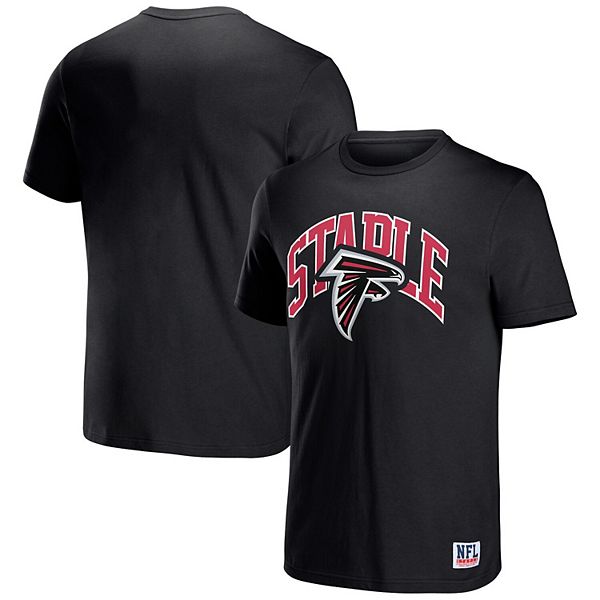 Men's NFL x Staple Black Atlanta Falcons Logo Lockup T-Shirt
