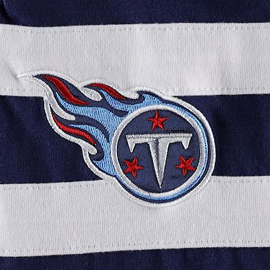 Men's Starter Navy/White Tennessee Titans Halftime Long Sleeve T-Shirt