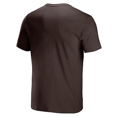 Men's NFL x Staple Brown Cleveland Browns Logo Lockup T-Shirt