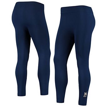 Women's ZooZatz Navy Navy Midshipmen Fleece-Lined Leggings