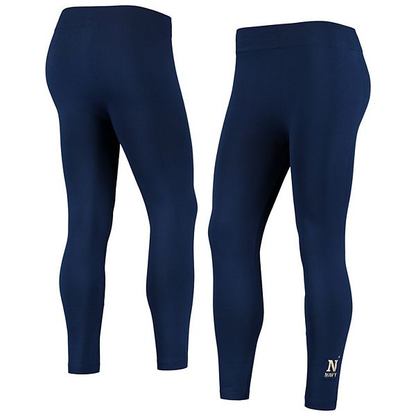 Women's ZooZatz Navy Navy Midshipmen Fleece-Lined Leggings
