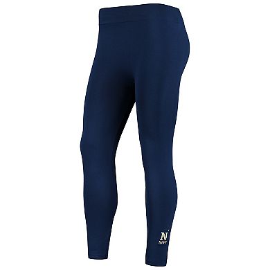 Women's ZooZatz Navy Navy Midshipmen Fleece-Lined Leggings