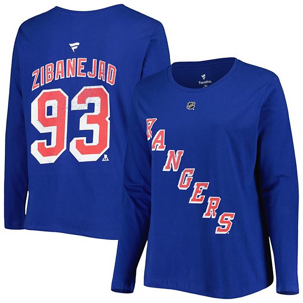 Rangers zibanejad hot sale jersey