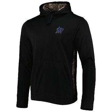 Men's Dunbrooke Black/Camo Miami Marlins Ranger Pullover Hoodie