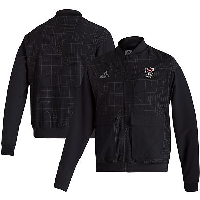 Men's adidas Black NC State Wolfpack Playoff Pack Full-Zip Jacket