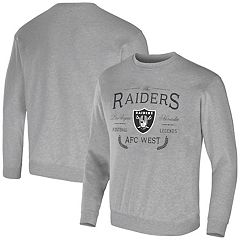 Nike Anthracite Las Vegas Raiders Prime Logo Name Split Pullover Hoodie