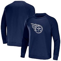 NFL Tennessee Titans Men's Gray Full Back Run Long Sleeve Lightweight  Hooded Sweatshirt - S