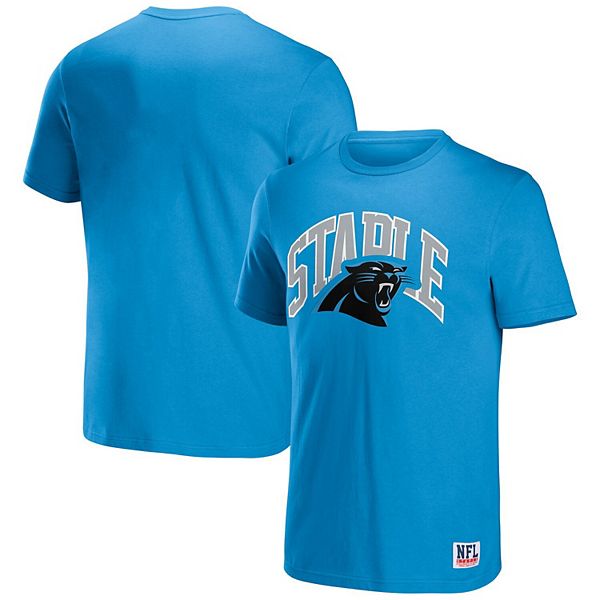 Men's NFL x Staple Blue Carolina Panthers Logo Lockup T-Shirt