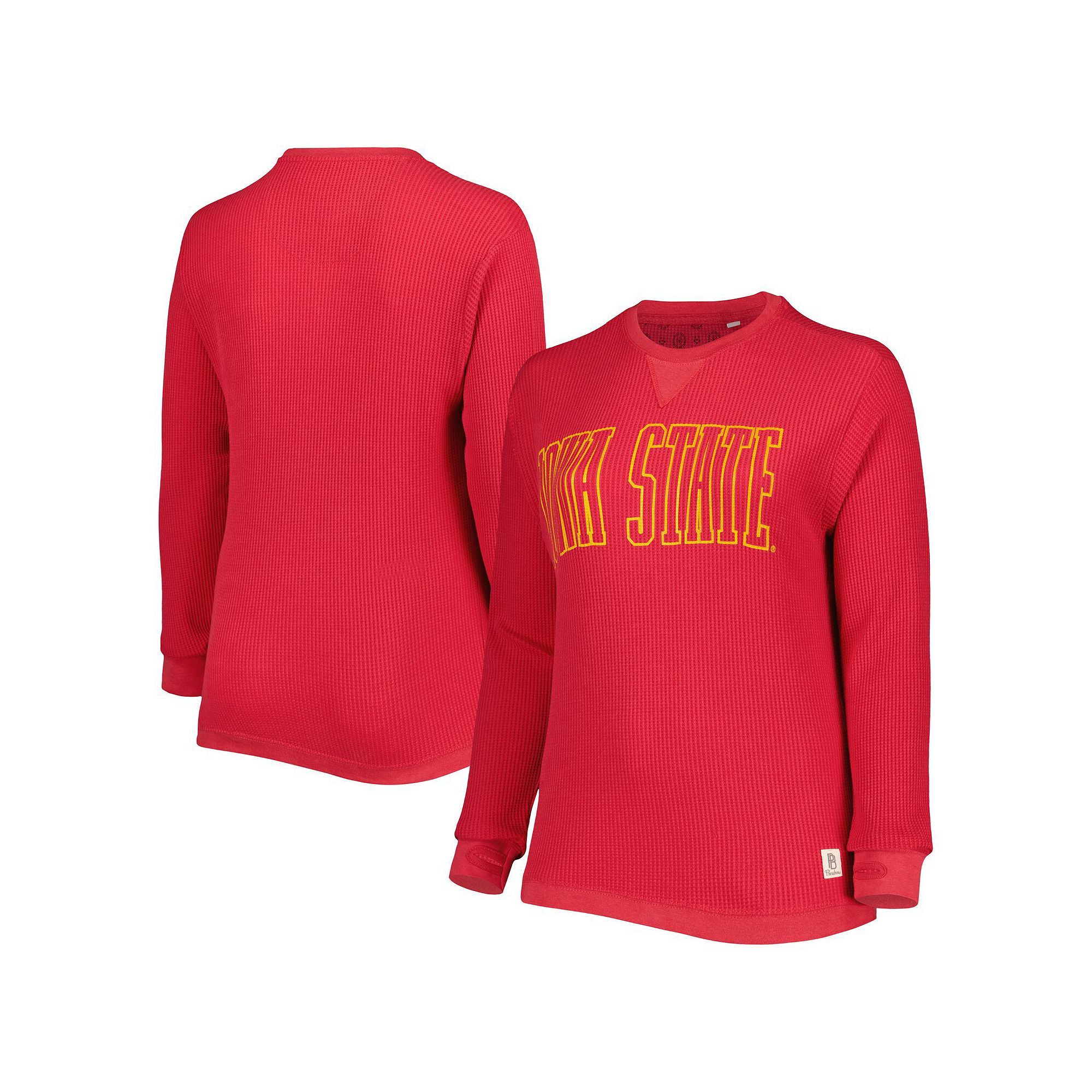 Womens Pressbox Cardinal Iowa State Cyclones Surf Plus Size Southlawn Waff