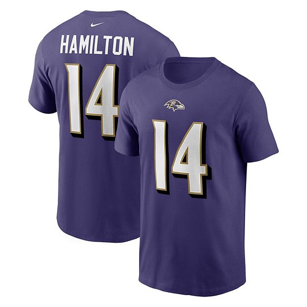 Baltimore Ravens Nike Home Game Jersey - Purple - Kyle Hamilton - Mens