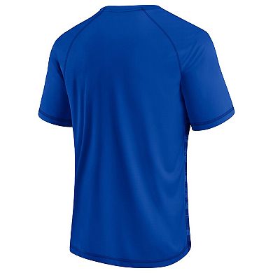 Men's Fanatics Branded Royal Los Angeles Rams Hail Mary Raglan T-Shirt