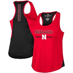 Men's Colosseum Heathered Red Texas Tech Red Raiders Varsity Hoodie Tank Top