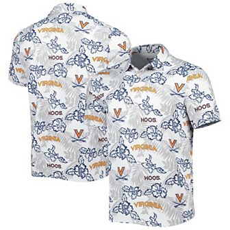Men's Reyn Spooner White Virginia Cavaliers Performance Polo