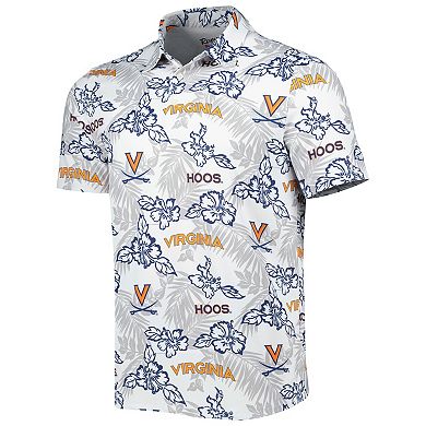 Men's Reyn Spooner White Virginia Cavaliers Performance Polo