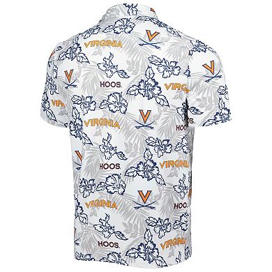 Men's Reyn Spooner White Virginia Cavaliers Performance Polo