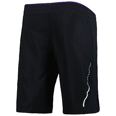Men's Under Armour Black Northwestern Wildcats Woven Shorts