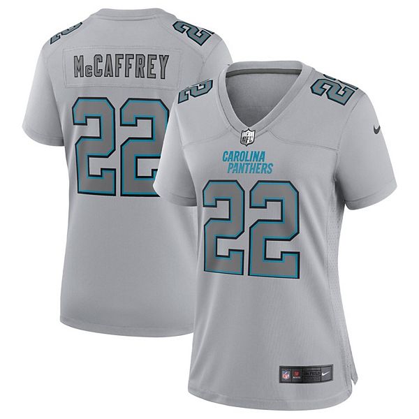 Youth Nike Christian McCaffrey Gray Carolina Panthers Atmosphere Game Jersey