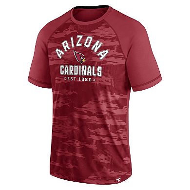Men's Fanatics Branded Cardinal Arizona Cardinals Hail Mary Raglan T-Shirt