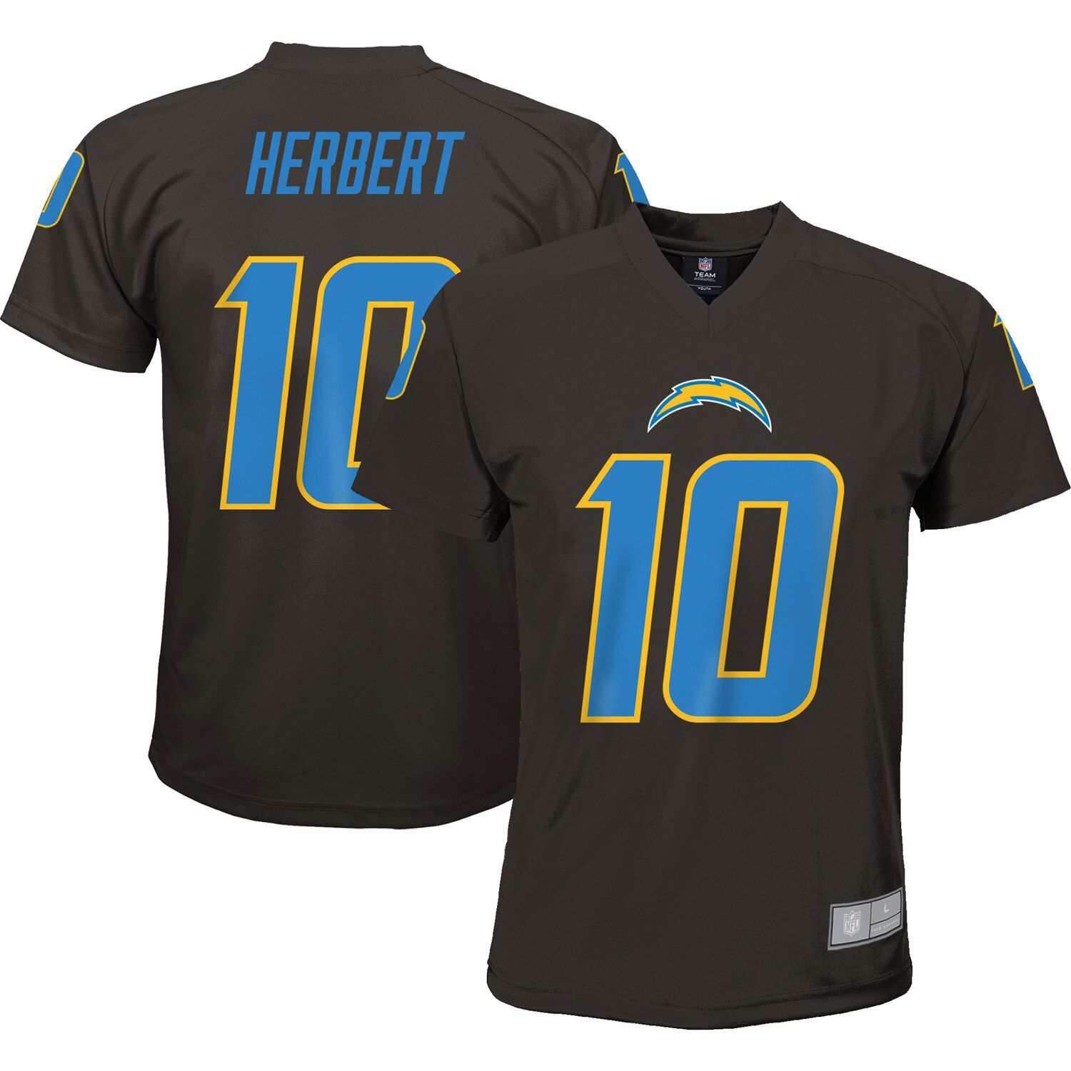 Justin Herbert Los Angeles Chargers Nike Youth Inverted Team Game