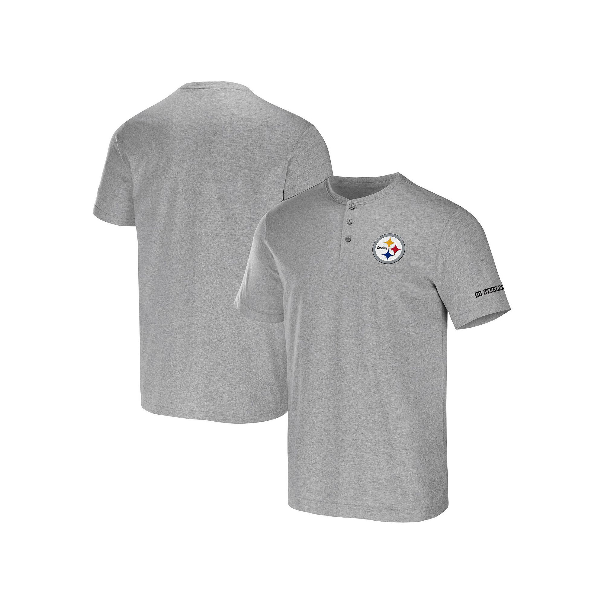 Mens NFL x Darius Rucker Collection by Fanatics Heather Gray Pittsburgh St