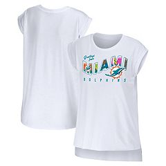 : Majestic Threads Women's Tyreek Hill Cream/Aqua Miami Dolphins  Name & Number Raglan 3/4 Sleeve T-Shirt : Sports & Outdoors