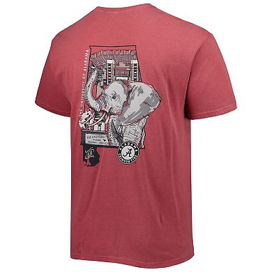 Men's Crimson Alabama Crimson Tide Hyperlocal Elephant T-Shirt