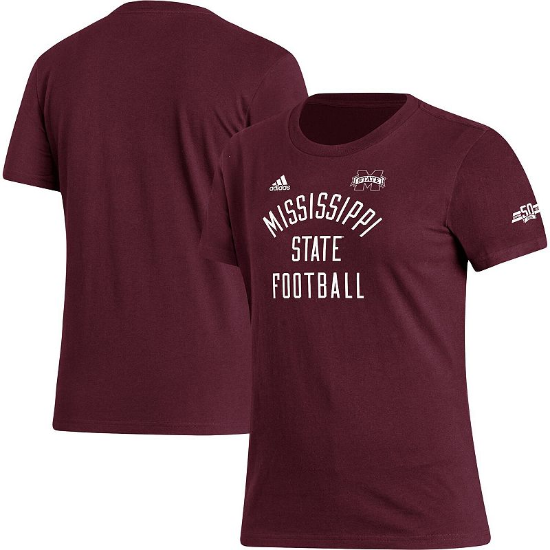 Womens adidas Maroon Mississippi State Bulldogs Special Game Fresh T-Shirt