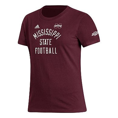 Women's adidas Maroon Mississippi State Bulldogs Special Game Fresh T-Shirt