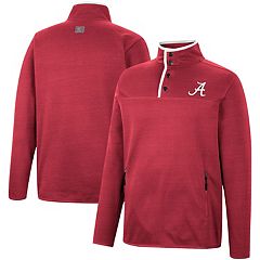 Men's Colosseum Black Alabama Crimson Tide Mossy Oak Pullover