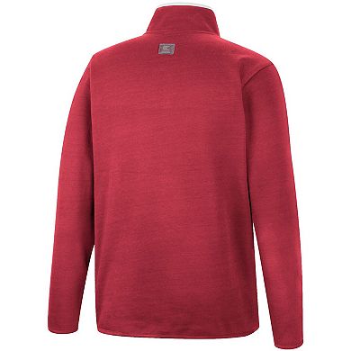 Men's Colosseum Crimson Alabama Crimson Tide Rebound Quarter-Snap Jacket