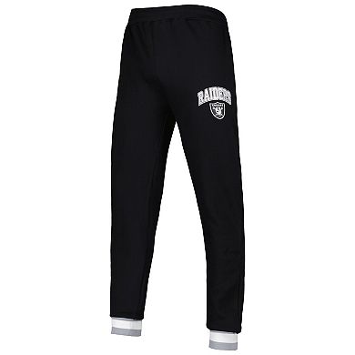 Men's Starter Black Las Vegas Raiders Blitz Fleece Jogger Pants
