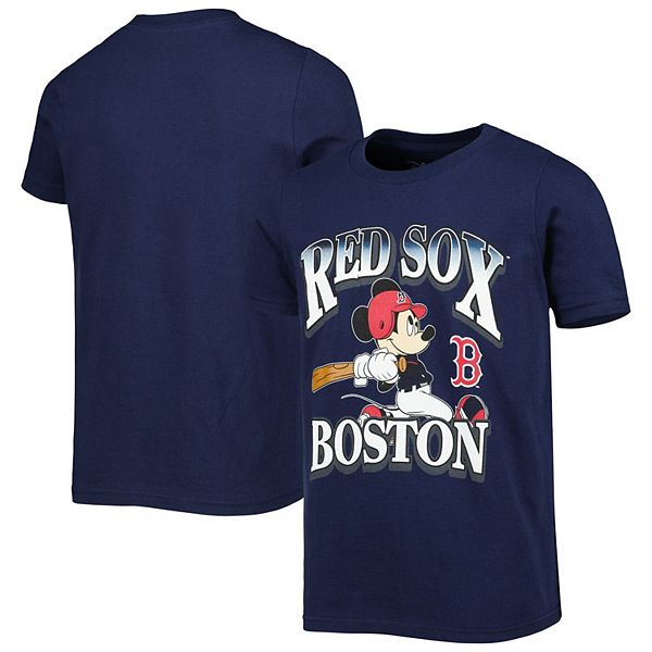 Boston Red Sox # 15 Pedroia Blue T-Shirt Mens L