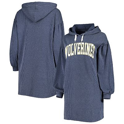 Women's Gameday Couture Navy Michigan Wolverines Game Winner Vintage Wash  Tri-Blend Dress