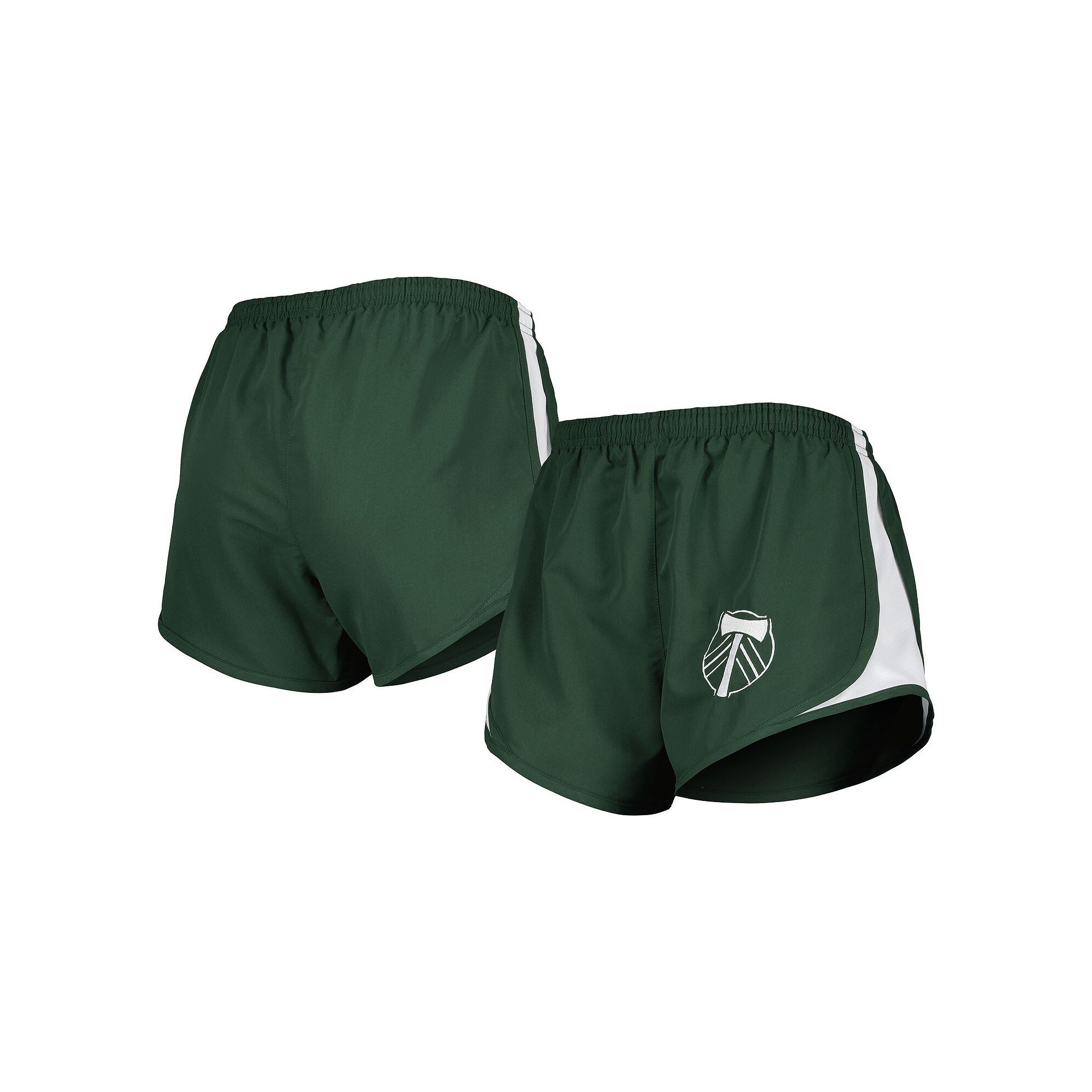 Womens Green Portland Timbers Basic Sport Mesh Shorts, Size: Small