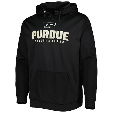 Men's Colosseum Black Purdue Boilermakers Team Lantern Pullover Hoodie