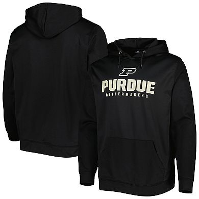 Men's Colosseum Black Purdue Boilermakers Team Lantern Pullover Hoodie