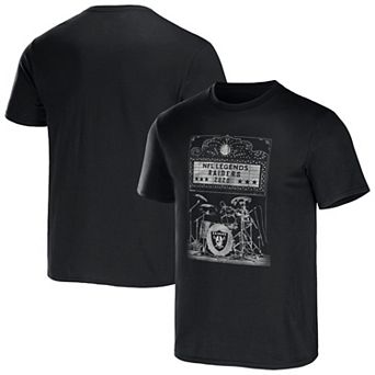 Men's NFL x Darius Rucker Collection by Fanatics Black Las Vegas Raiders Band T-Shirt