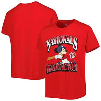 Youth Red Washington Nationals Disney Game Day T-Shirt