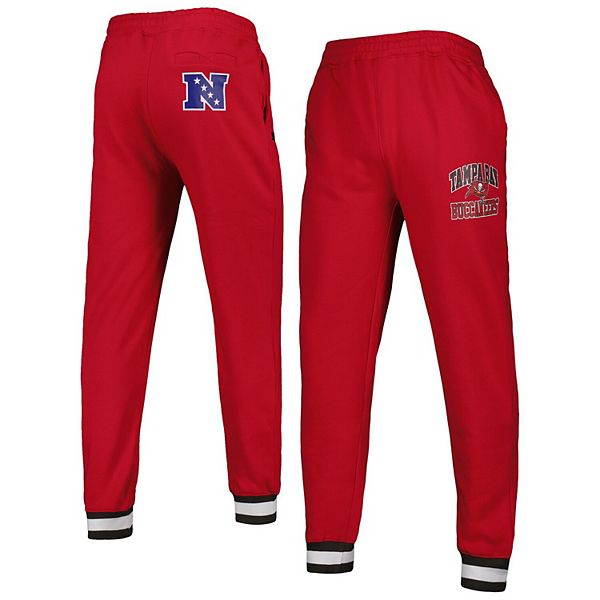 Men's Starter Red Tampa Bay Buccaneers Blitz Fleece Jogger Pants Size: Small