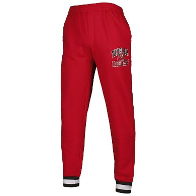 Men's Starter Red Tampa Bay Buccaneers Blitz Fleece Jogger Pants