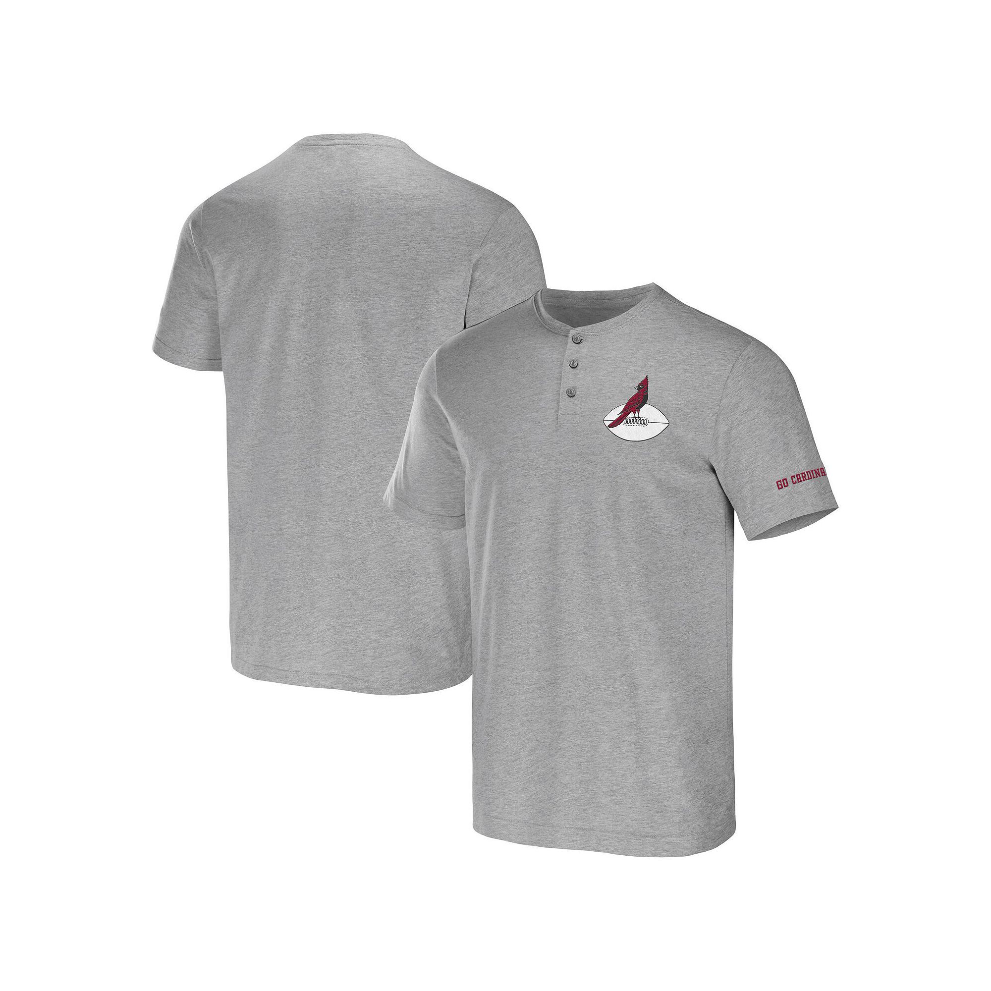 Mens NFL x Darius Rucker Collection by Fanatics Heather Gray Arizona Cardi