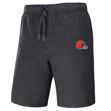 Men's NFL x Darius Rucker Collection by Fanatics Heather Charcoal Cleveland Browns Logo Shorts