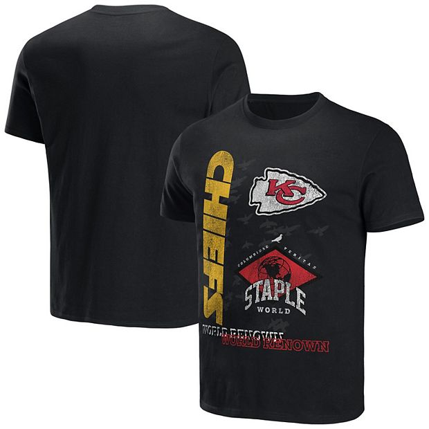 Mens NFL Team Apparel KANSAS CITY CHIEFS Football Polo Golf Shirt BLAC –